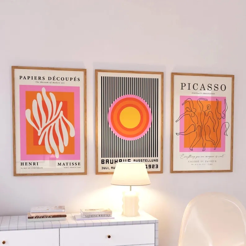 Sustainable Living Products - 3 pezzi di stampe moderne su